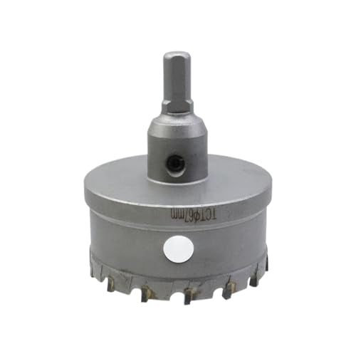 Carbide Hole Saw 2-5/8"/67mm Cutting Dia Hole Cutter for Cutting Stainless Steel,Iron - size: 2-5/8"/67mm