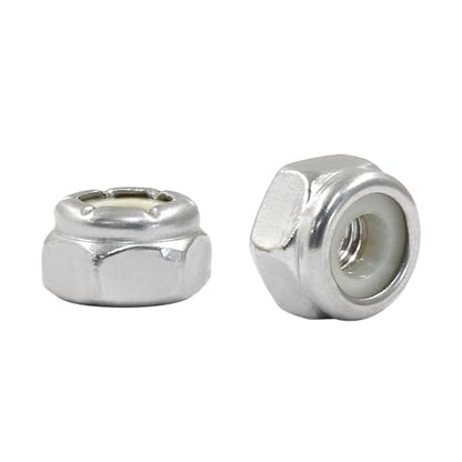 Litoexpe 50 Pcs #10-32 Nylon Insert Hex Lock Nuts