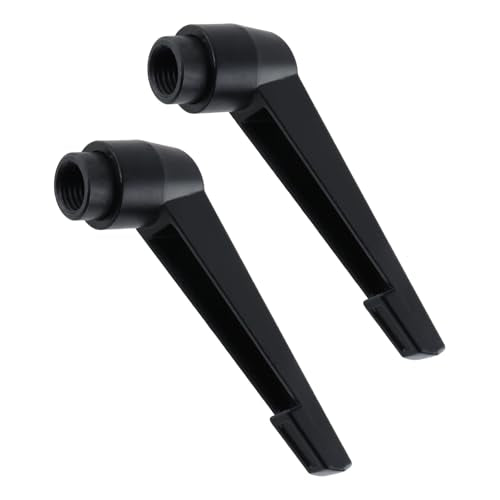 Clamping Lever Handles M16 Push Button Ratchet Lever Female Threaded Stud Adjustable Handles Hand Knobs, 4.4" Lever Length -2pcs - size: M16