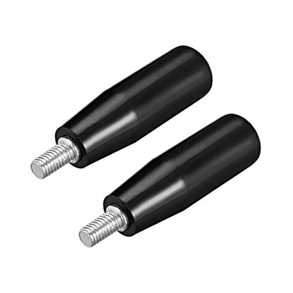 uxcell 2pcs Revolving Handwheel Machine Handle M6x50mm Male Threaded Stem - size: M6 x 50mm