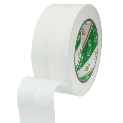 White Masking Tape, 2 Rolls, 1" x 55 Yards - color: White