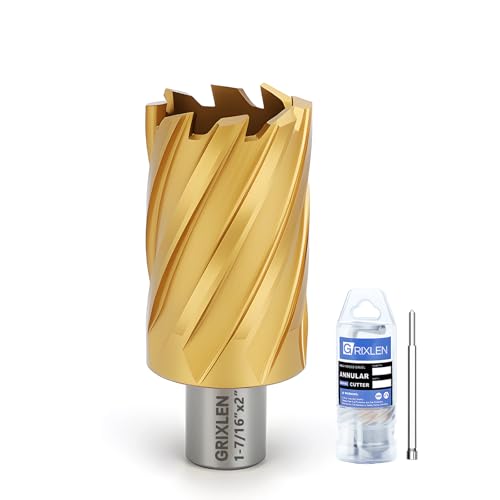 1-7/16"x2 HSS Annular Cutter，Diameter 1-7/16"，Cutting Depth 2" - size: 1-7/16x2"