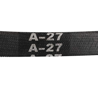 uxcell A27 Drive V-Belts 27" Inner Length 13mm Width 8mm Thick JIS Standard A-Section Rubber Drive Transmission Belt - size: 27"