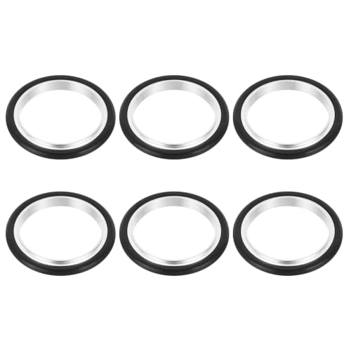 KF50 Flange Centering Ring (Aluminum Cylinder: 50mmID,52mmOD) 6Pcs - size: KF50