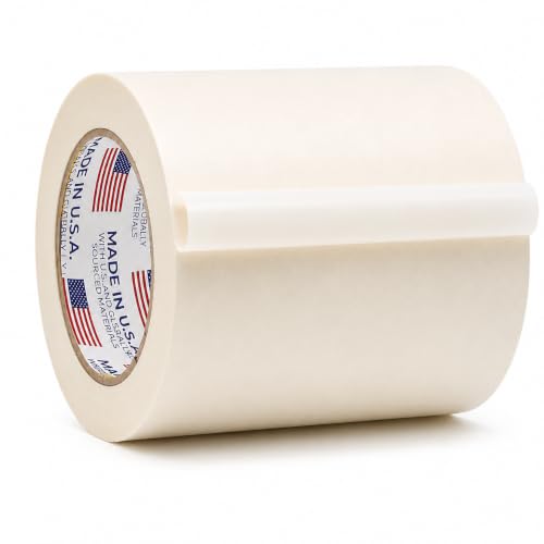 WOD MT5 Utility Grade Masking Tape, 12 inch x 60 yds. for Home or Office air-Dry Painting, Labeling, & Packing. Leaves no Residue - size: 12 inch, style: Roll