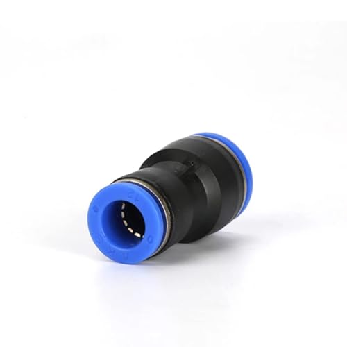Reducer Push to Connect Fitting, 1/2" to 3/8" Tube OD, Reducing Pneumatic Quick Connector Coupler (Pack of 10) - size: 1/2"-3/8“ Tube OD