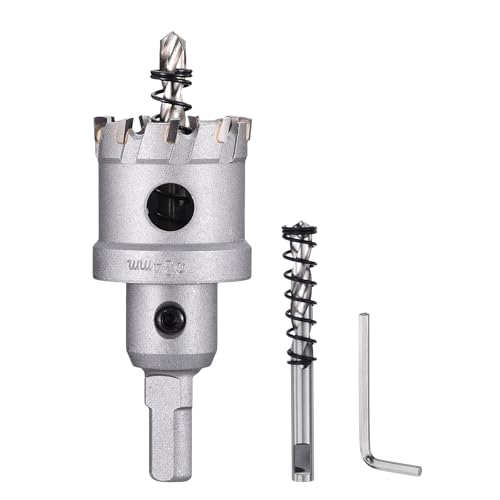 Tungsten Carbide Tipped Hole Saw 1-3/8 Inch 34mm Hole Cutter - size: 1-3/8 Inch (34mm)