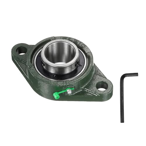 uxcell UCFL210-30 Pillow Block Bearings, 1-7/8 in Bore Chrome Steel, ABEC3 - size: UCFL210-30 (Bore 1-7/8")
