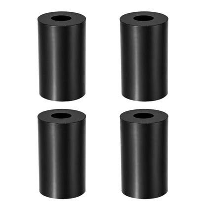 Multi Purpose Rubber Spacer, 10mm ID x 30 OD x 50mm T Neoprene Round Anti-Vibration Isolation Pads Bushings Spacer Washer Fit for HVAC Bolts Car Accessories (4 Pcs) - size: 10mm ID x 30 OD x 50mm T