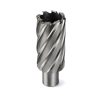 Annular Cutter JESTUOUS 3/4 Inch Weldon Shank 1-1/4 Cut Dia 2 Cut Depth