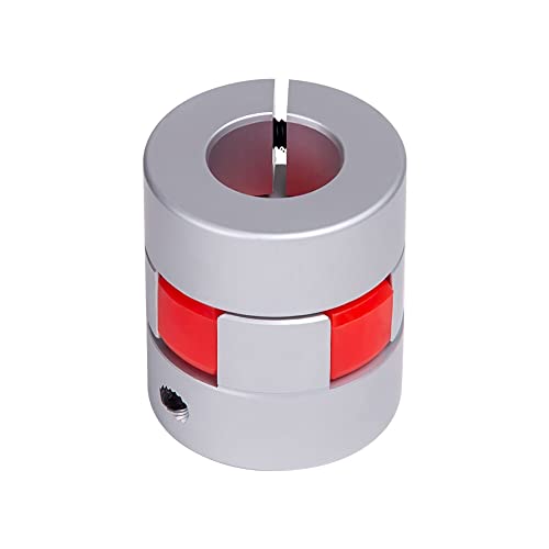 Aluminium Plum Flexible Shaft Coupling D30L35 bore 7mm to 8mm Motor Connector Flexible Coupler for 3D Printer CNC Machine and Servo Stepped Motor