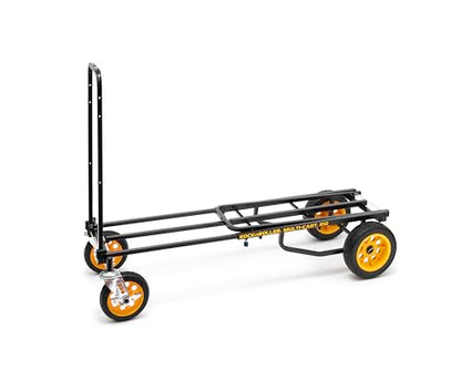 Rock-N-Roller R12RT (All Terrain) 8-in-1 Folding Multi-Cart/Hand Truck/Dolly/Platform Cart/34" to 52" Telescoping Frame/500 lbs. Load Capacity, Black - style: R12RT