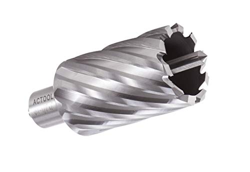 1-1/2" Diameter × 2" Depth of Cut HSS ANNULAR Cutter with 3/4'' Weldon Shank (Pack of 2) - size: 1-1/2'' x 2'' (Pack of 2)