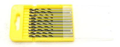 TMAX 10p 1/8" Imperial M35 Cobalt Jobber Twist Drill Bit on Stainless Steel - size: 1/8 inch