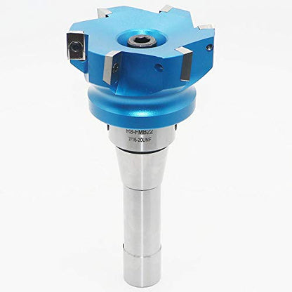 3.15 Inch Face Milling Cutter Aluminum 400R 80MM CNC End Milling Cutter Holder + R8-FMB22 Shank Face Shell Mill Arbor + 6pcs APKT1604 Carbide Inserts + 8mm Hexagon Wrench + T15 Wrench CNC Machine Tool - style: AL 400R 80-22 (3.15 Inch)