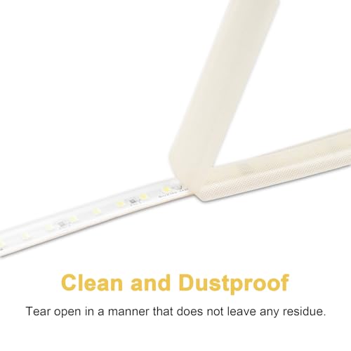 2PCS Light Dimming Tape 0.78inx32.8ft LED Light Strip Masking Tape - color: Beige