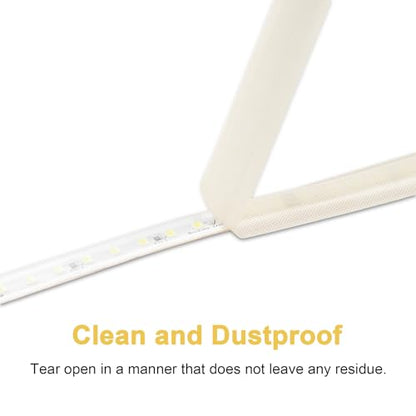 2PCS Light Dimming Tape 0.78inx32.8ft LED Light Strip Masking Tape - color: Beige