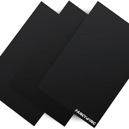 G10 Fiberglass Sheet, 305X305X1.5MM Glass Fiber Composite Laminate Board, Epoxy Resin Panel for DIY Models, RC, 3D Printing, Electrical Insulation 1.5mm Thickness Black - color: Black, size: 305x305x1.5MM