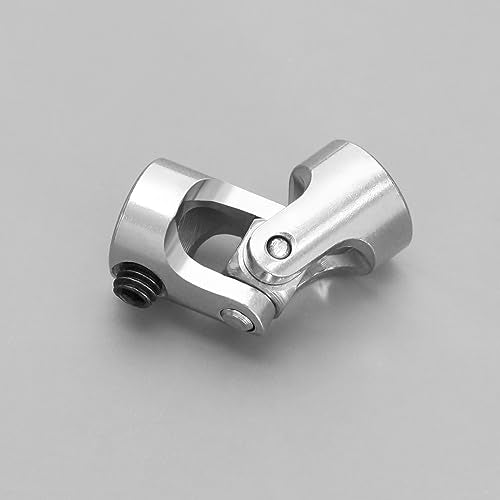 ECSiNG 4Pcs 6mm to 6mm Metal Shaft Coupling Universal Joint Shaft Coupling Flexible Coupling Connector Accessories for Model Car Ships Robots - size: 24mmx11mm