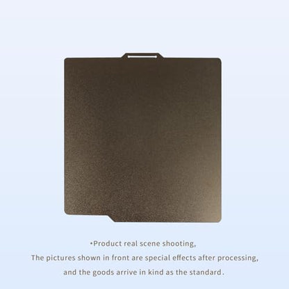 IdeaFormer Double Sided Golden Textured P2S P1S PEI Spring Steel Sheet 257x257mm, Flexible PEI Print Bed for Bambu Lab x2D X1 X1C P1P P1S P2S A1 3D Printer - color: Double Side Textured PEI