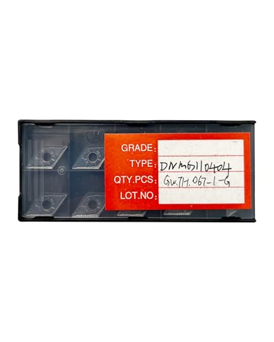 DNMG331 DNMG110404 Carbide Turning Inserts, CVD Coated Turning Inserts for Semi-Finishing Cutting Steel, CNC Inserts Cutting Tools for Lathe Turning Tool Holder 10Pcs - size: DNMG331 DNMG110404 10pcs