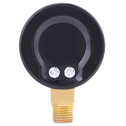 1/4" NPT 100Psi Steel Economical All Purpose Pressure Gauge with Brass Internals 2" Dial Display Bottom Mount - size: 0-100Psi (dry), style: Lower Mount-1/4"NPT