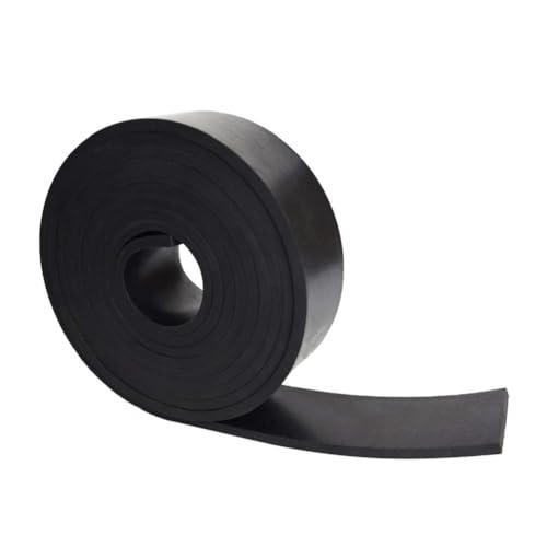 Neoprene Rubber Strip 1/16" Thick x 2" Wide x 120" Long – Black Solid Rubber Rolls Use for Sealing Strip, Gaskets DIY Material, Supports, Leveling, Bumpers - size: 2" Wide X 120" Long X 1/16" Thick