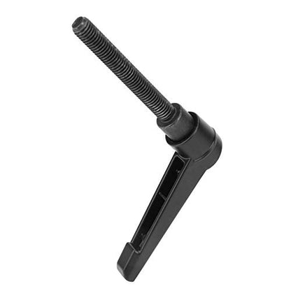 Hilitand 4PCS Clamping Lever Handle,M8 Stainless Steel Male Thread Adjustable Handle Machine Knobs,Black (60MM)