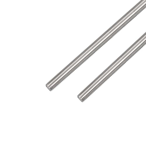 2 Pack 3/8"-16 Fully All Threaded Rod & Studs, 4" Length - size: 3/8"-16 x 4"