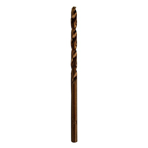 5/64-Inch Cobalt Steel M35 Jobber Length Twist Drill Bits, Pack of 12 - size: 5/64 in