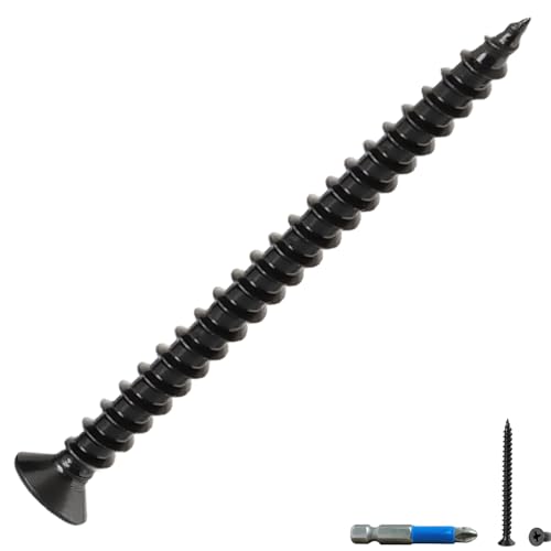 Wood Screws, Flat Head Phillips Self Tapping Screw, #8 x 2 Inch, 60 Pcs - size: #8 x 2"