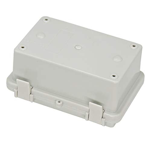 Zulkit IP65 Waterproof ABS Plastic Electrical Box - Hinged Shell, 2 Cable Glands, 5.9 x 3.9 x 2.8 inch - size: 5.9" x 3.9" x 2.8"