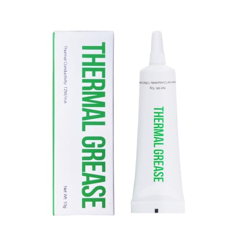Creality Thermal Grease, High Thermal Conductivity Silicone Paste for 3D Printer Hotend & Heat Break, Non-Conductive & Non-Corrosive, Non-Toxic & Odorless, Stable from -50°C to 250°C (1 Pack) - style: Thermal Grease