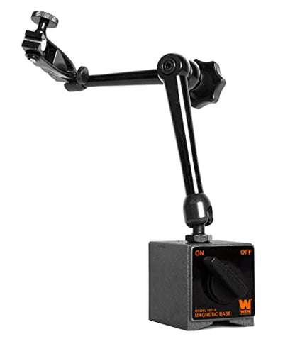 WEN Magnetic Base for Dial Indicators, Three Segment, Industrial Strength with Quick Release (10714) - style: Three-Segment Arm