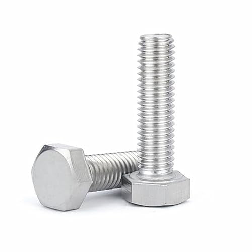 1/4-20 X 1 Hex Head Screw Bolt, 304 Stainless Steel 18-8, Full Thread, Coarse Thread UNC, ASME B18.2.1, 25 Pcs-Pack - size: 1/4-20 X 1" (25pcs)