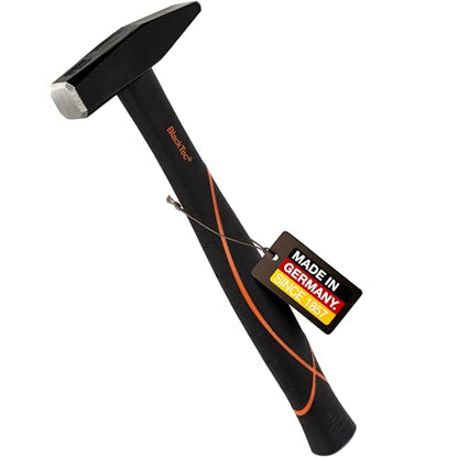 Picard Riveting Hammer BlackTec 300g - German Pattern, Cross Peen, Alloy Steel Head, Black Powder Coated, Low Vibration, Fiberglass Core Handle, Rubber Grip, 0032700-0300 - size: 300g