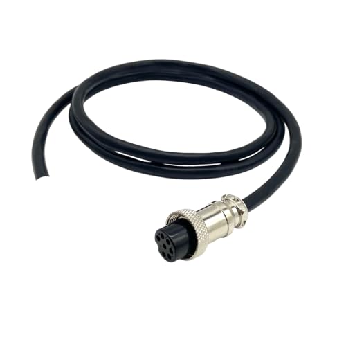 GX16 7 Pin Aviation Connector Cable Female Plug with Wire 2m - color: 7 pin, size: 2 m