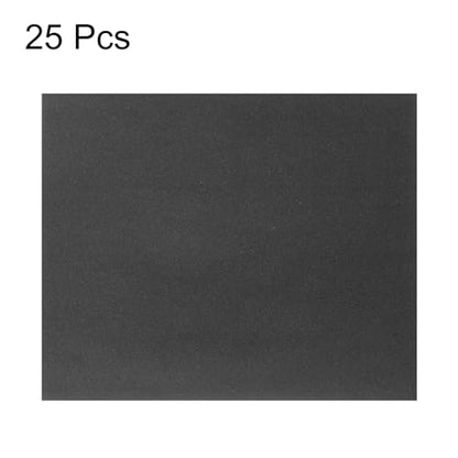 HARFINGTON 25pcs Sandpaper 320 Grit 9 x 11 Inch C-Weight Backing Silicon Carbide Abrasive Wet Dry Sanding Sheets for Wood Finishing, Metal Sanding, Automotive Polishing - size: 320 Grits