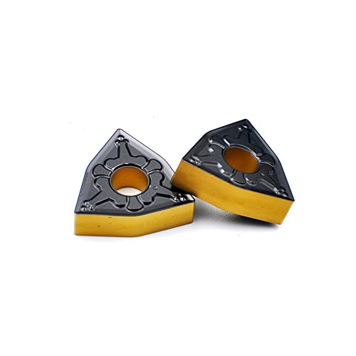 CNC Carbide Inserts WNMG431 Wnmg080404-TM for Metal Cutting Steel, Semi-Finishing chipbreaker for Turning Insert, 10 PCS - size: WNMG 431-TM