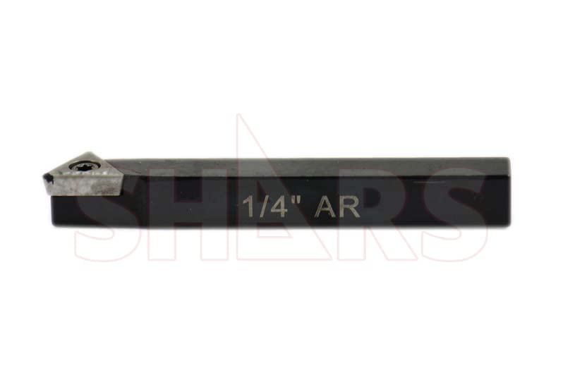 Shars (5 Pcs) 1/4" Indexable Carbide Turning Tool Set 404-1039 P] - size: 1/4" 404-1039
