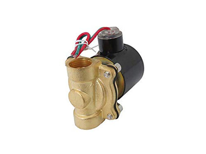 1/2 inch 220V-240V AC VAC Brass Electric Solenoid Valve NPT Gas Water Air NC N/C
