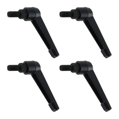 Clamping Lever Handles M8 x 16mm Push Button Ratchet Lever Male Threaded Stud Adjustable Handles Hand Knobs Rotating Screw Handles Bolts with Locking Lever -4pcs - size: M8 x 16mm