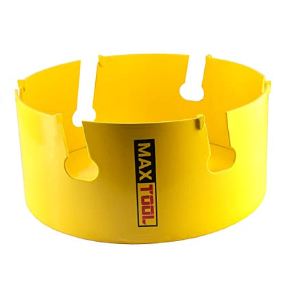MaxTool 5-1/2" TCT Hole Saw 140mm Carbide Tip Holesaw 2.25" Deep with 5/8-18 Thread for Cut Asphalt Brick Concrete MDF Tough Material; CT00Y57R532 - size: 5-1/2"