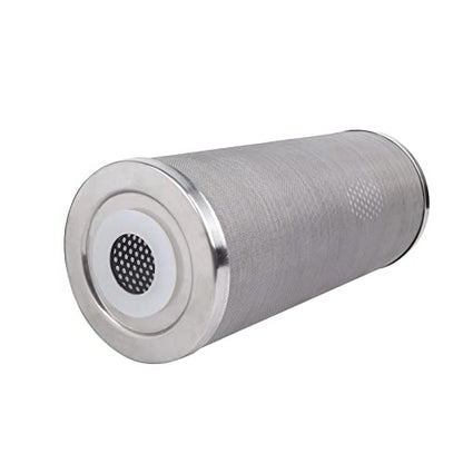 Stainless Steel Cleanable Wire Mesh Filter Cartridge 10”Length,4.5"OD(50 Micron) - size: 50 micron