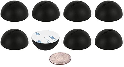 Hudson Hi-Fi 1.25" Platinum Silicone Hemisphere Bumper, Non-Skid Isolation Feet with Adhesive - 20 Duro - 8 Pack - size: 1.25" Hemisphere - 8 Pack
