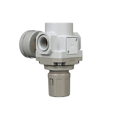 PneumaticPlus SAR400-N06BG Compressed Air Pressure Regulator, 3/4" NPT - size: 3/4" NPT
