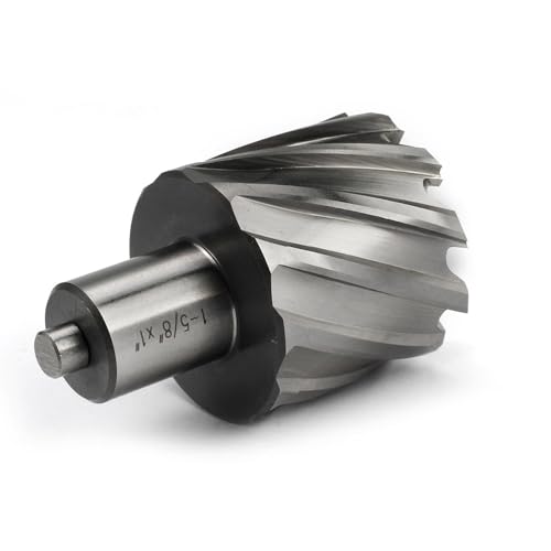 Annular Cutter JESTUOUS 1-5/8 Inch Cut Dia 3/4 Weldon Shank 1 Cut Depth