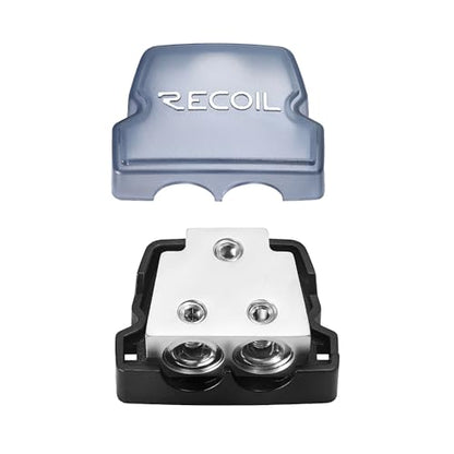 Recoil BDB12 2-Way Power Distribution Block Ground Car Audio Amplifier