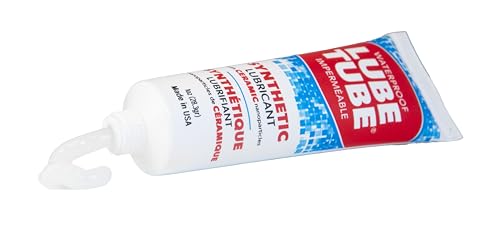 LubeTube 1oz O-Ring Grease – Stops Leaks on Pump & Filter Seals – Non-Sticky Synthetic Grease for Pool Equipment, Plumbing & RV – PFAS-Free, Food-Grade, Made in USA - size: 1oz