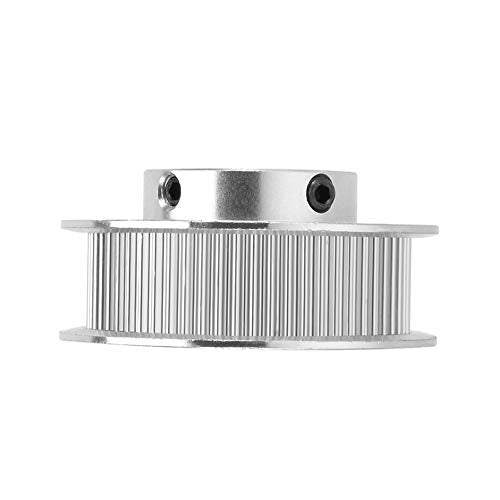 2PCS GT2 Timing Pulley Aluminum Alloy Timing Belt Pulley Synchronous Wheel 3D Printer Accessories for 6mm Width Timing Belt (60 Teeth Bore 8mm) - size: 60 Teeth Bore 8mm